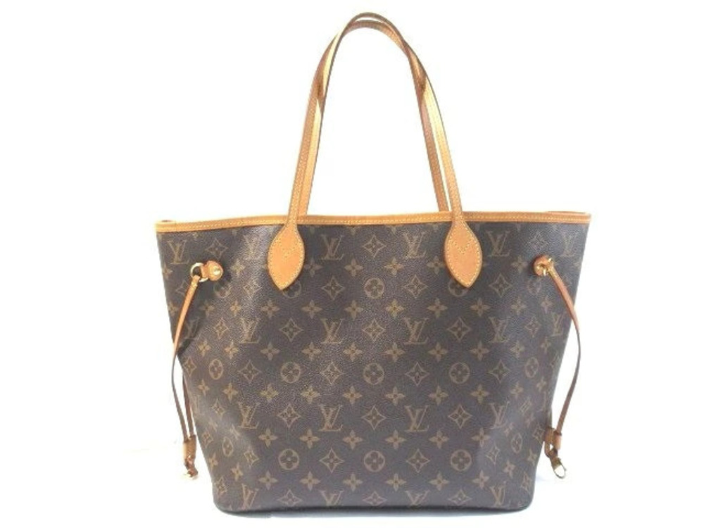 LOUIS VUITTON Monogram Neverfull Tote Bag Pivoine